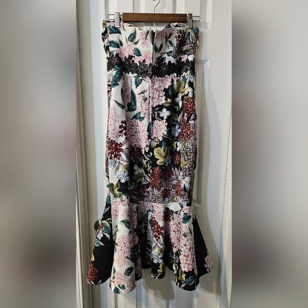 Keepsake Lost Dreams Midi Dress in Multi Floral - Picture 3 of 6